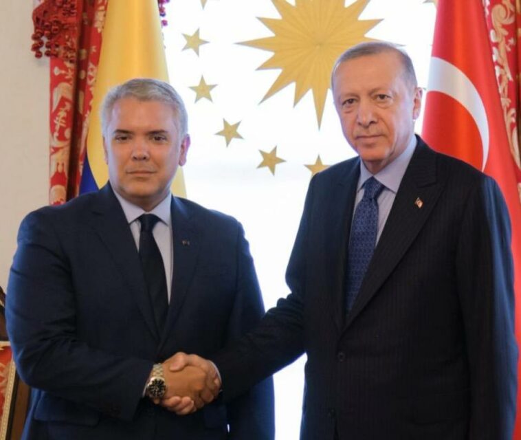 Duque y el presidente Erdogan, de Turquía, firman acuerdos de cooperación