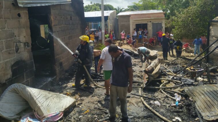 Familia de Corozal perdió su vivienda por un incendio