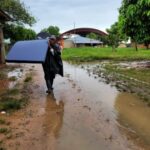 Familias inundadas por el río Meta en Tauramena recibieron ayudas humanitarias