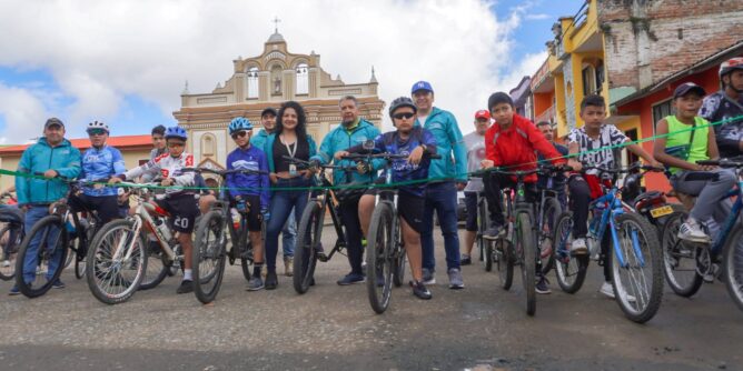 Inauguraron ciclovía en Sandoná