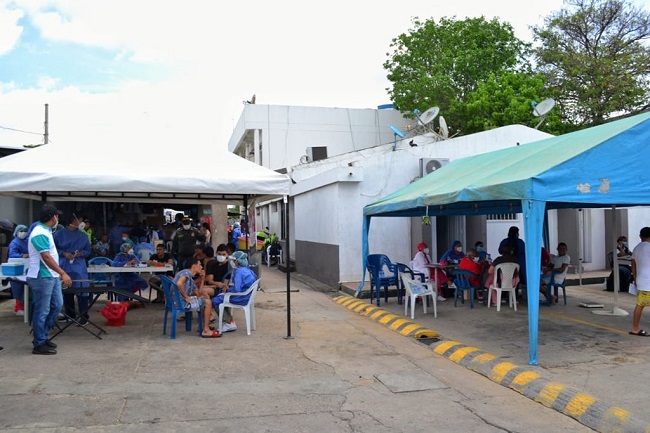 Los presos de la estación de Policía de Maicao recibieron brigada de salud