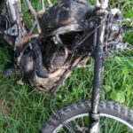 Motocicleta fue incinerada en Paz de Ariporo