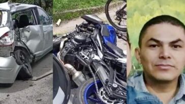 Néstor Jaime Gómez, motociclista que perdió la vida en siniestro vial de la autopista del Café
