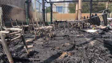 Pérdidas millonarias por incendio en un colegio de Sincelejo