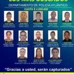 El cartel de los más buscados.