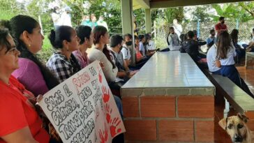 Protestaron en una vereda de Salamina, Caldas, por la falta de transporte escolar