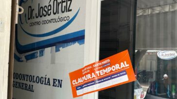 Secretaría de Salud cerró óptica y consultorios odontológicos