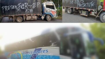 Temor por grafitis de la disidencia de las Farc en Arauca