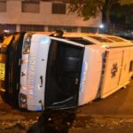 Video muestra cómo fue el accidente entre ambulancia y vehículo particular