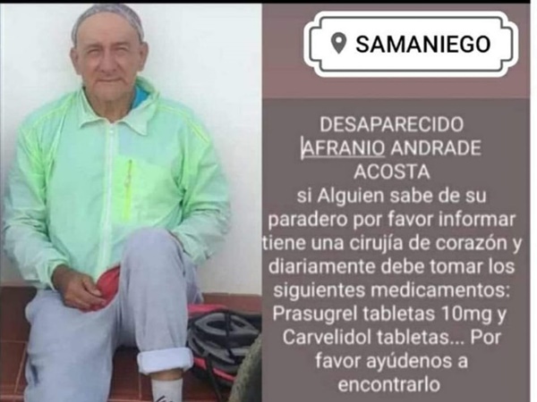 “Vivo se lo llevaron y así lo queremos de vuelta” en Samaniego protestaron por desaparición de trabajador de un colegio