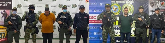 por retención de rehenes fueron asegurados dos presuntos integrantes del grupo disidente de las FARC