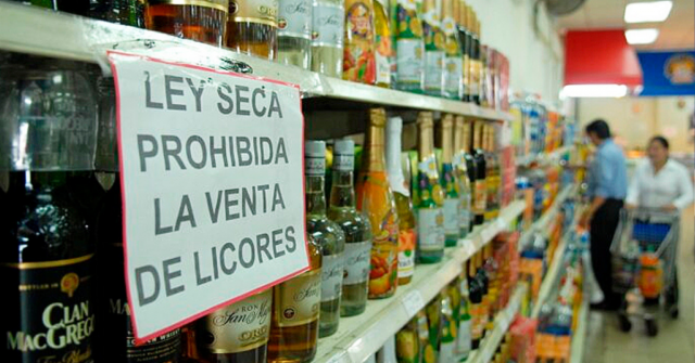 ¡Atención! La ley seca empezará este sábado a partir de las 6:00 p.m. en Armenia