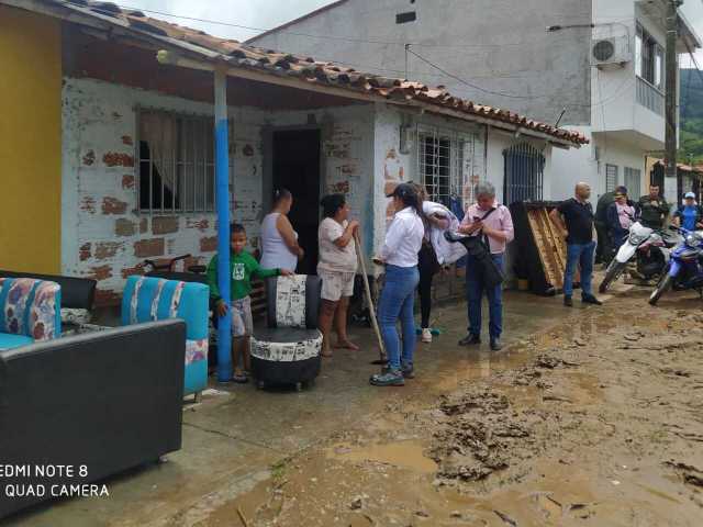 31 familias afectadas dejó inundación en Supía