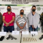 A la cárcel una mujer y dos hombres que al parecer portaban armas en un centro de esparcimiento en Arauca