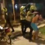 Aparente maltrato policial sufrido por integrante de Canal CaliTV