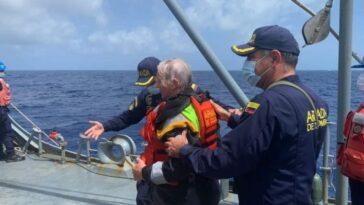 Armada rescató a dos ciudadanos suizos en aguas del Archipiélago de San Andrés