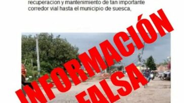 Atención: trino sobre instalación de casetas de peaje en la vía Zipaquirá – Nemocón es falso