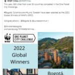 Bogota gana premio internacional de WWF por su Plan de Accion Climatica