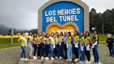Candidatas del Reinado Popular del Café visitaron el Túnel de La Línea