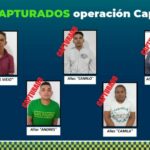 Capturan a cinco sujetos dedicados a extorsionar a comerciantes en Montería