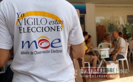 Casanareños participaron en un 65% en jornada electoral del domingo, según la Misión de Observación Electoral