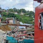 Colapsaron seis viviendas en el barrio El Playón de Salamina