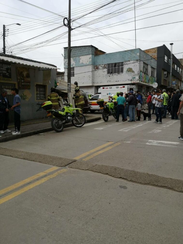 Conductor borracho se estrelló contra una vivienda en Ciudad Bolívar