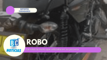 Denuncia: Le dio trabajo en una pizzería y se le robó la moto en Manizales