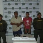 Dos capturados por porte ilegal de arma de fuego  