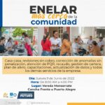 ENELAR ESP este jueves descentraliza todos sus servicios con atención personalizada de la Gerencia a la vereda Monserrate del municipio de Arauca