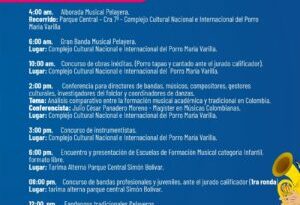 El 45 Festival Nacional del Porro dio su programación oficial