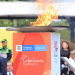 El Fuego Bolivariano llegó al  Comité Olímpico Colombiano