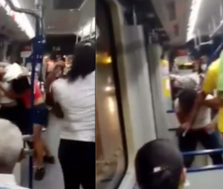 El video de la pelea entre dos mujeres en Transcaribe que se hizo viral