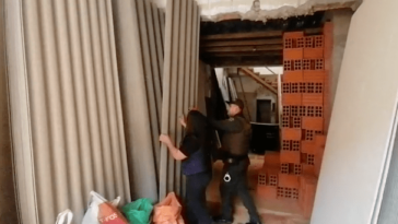 En Aranzazu ayudaron a reconstruir la vivienda de una familia