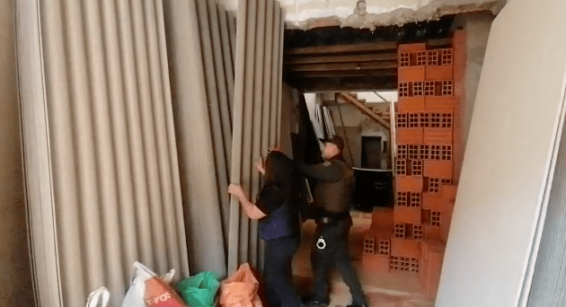 En Aranzazu ayudaron a reconstruir la vivienda de una familia