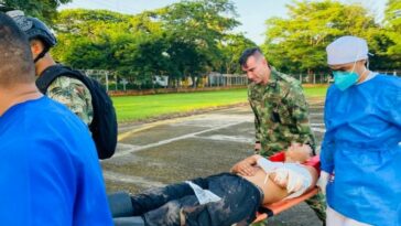 En Arauca Ejército prestó ayuda humanitaria a integrante del GAO-r E-10 en medio de combates