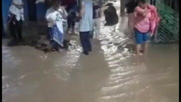 En Supía el río se salió de su cauce e inundó varios sectores