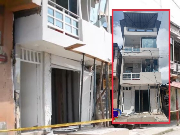 En Tumaco demolerán la casa que está a punto de colapsar: