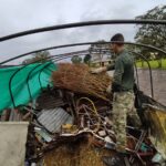 En material chatarra transportaba 6 mil ramas de mata de coca