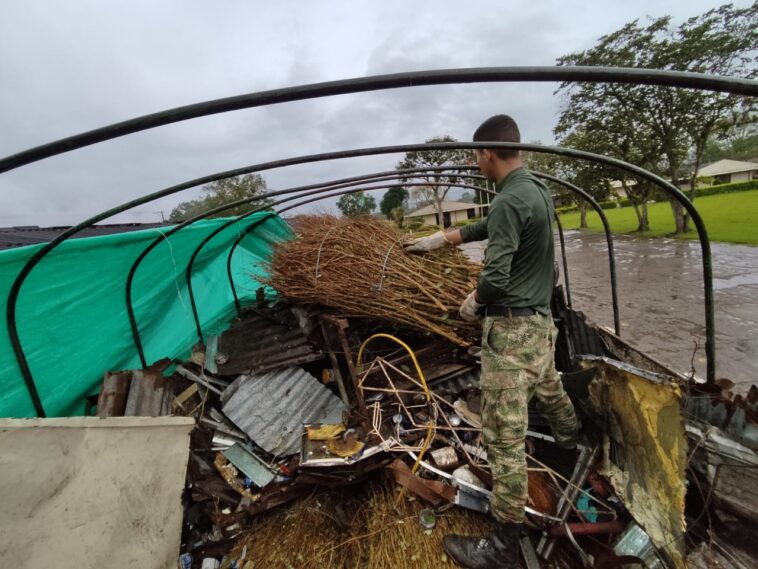 En material chatarra transportaba 6 mil ramas de mata de coca