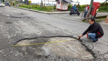 Este mes se inicia la reparación de la vía Villa Pilar - Tres Puertas