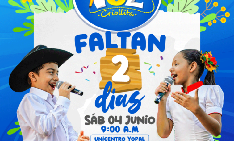 Este sábado 04 de junio se realizará la gran final del concurso La Voz Criollita