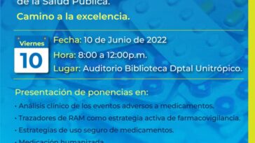 Este viernes, 10 de junio, realizará el IV Foro Farmacéutico en Casanare