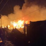 Incendio en asentamiento del barrio Las Colinas de Armenia.