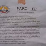 Panfleto de las Farc