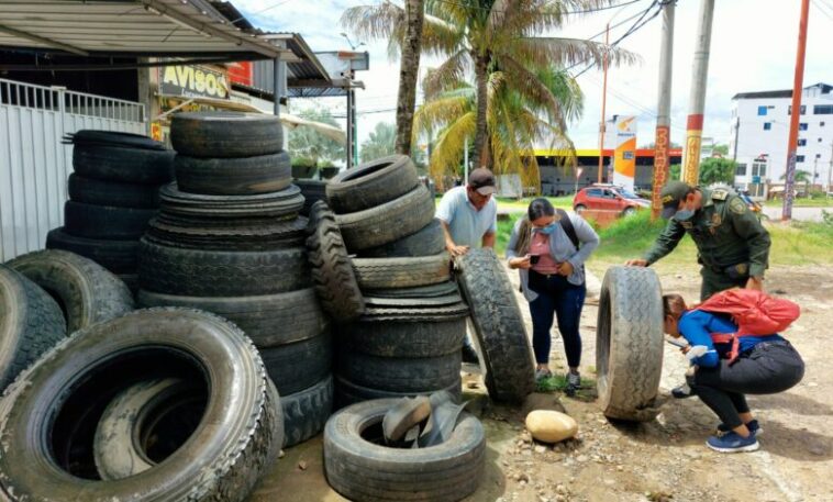 Jornada de recolección de llantas usadas en Yopal