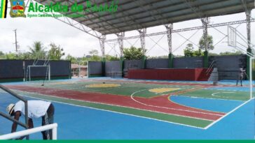 La Alcaldía Municipal de Bagadó, realizó trabajos de mantenimiento al escenario deportivo (CIC) – Centro de Integración Ciudadana.