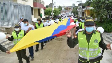 Marchan en Corozal por liberación de patrullero secuestrado en Arauca