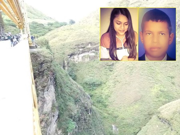 Marlon y Alejandra, los jóvenes de 15 años que cayeron desde el Puente de Juanambú