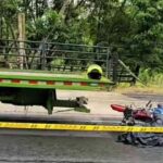 Motociclista falleció al chocar con la parte trasera de una camabaja en la vía La Tebaida – Armenia